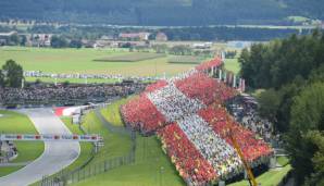 Die Fans ströme auch 2018 wieder zu den Rennen am Red Bull Ring in Spielberg
