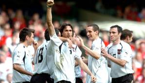 2005 besiegte das ÖFB-Team in Cardiff Wales mit 2:0. SPOX zeigt, welche Spieler damals auf dem Platz standen.