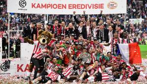 Platz 2, PSV Eindhoven, Meister in Eredivisie (Niederlande) - Durchschnittsalter: 24,42 Jahre.