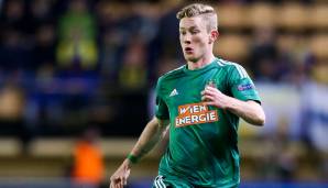 Linkes Mittelfeld: Florian Kainz. Der 26-Jährige wechselte im Sommer 2016 für 3,5 Millionen Euro zu Werder Bremen und spielt dort eine gute Rolle. Absolvierte bisher 56 Spiele für den Klub an der Weser.