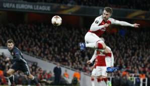 Aaron Ramsey gelang für Arsenal gegen CSKA Moskau ein ganz spezielles Tor