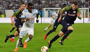 Red Bull Salzburg muss gegen Olympique Marseille einen 0:2-Rückstand aufholen.