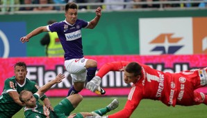 Dominik Prokop rettet Austria im Derby gegen Rapid