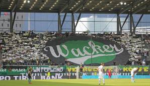 Platz 6, FC Wacker Innsbruck - Preis für 0,5 Liter Bier: 3,90 Euro, Marke: Kaiser.