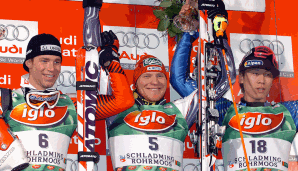 24.01.2006: Kalle Palander gewinnt vor Akira Sasaki und Benjamin Raich