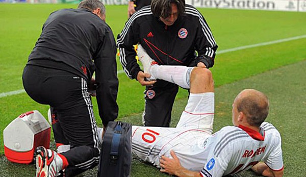 Arjen Robben wurde in seiner Karriere schon häufig von Verletzungen außer Gefecht gesetzt