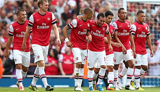 Der FC Arsenal schoss den FC Southampton mit 6:1 aus dem Emirates Stadium