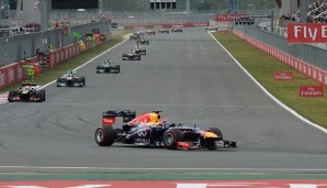 Sebastian Vettel ist in Südkorea zum Start-Ziel-Sieg gefahren - dahinter gab's Chaos