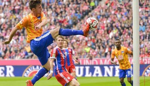 Beste Chance des Spiels: Stocker verpasst die Führung für die Hertha gegen Bayern
