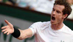 Frust pur bei Andy Murray: Der Brite gab die ersten beiden Sätze ohne Break-Chance ab