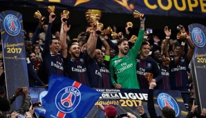 PSG bejubelt den Ligapokal-Titel