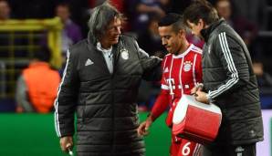 Thiago musste in der Anderlecht mit einer Muskelverletzung ausgewechselt werden