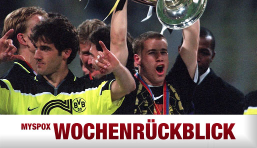Lars Ricken und der BVB feiern den Gewinn der Champions League