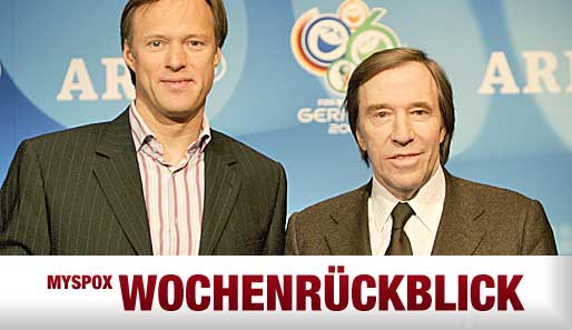 Die Granden der deutschen Fußball-Unterhaltung: Netzer und Delling. Oder andersrum.