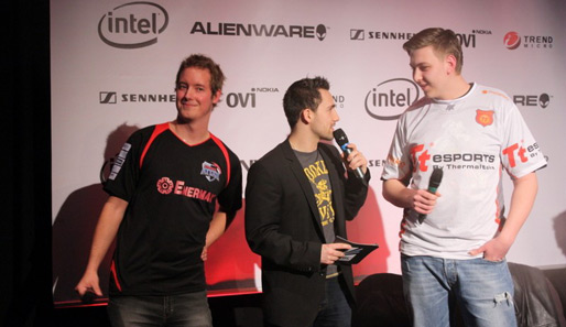 Counter-Strike: Source-Spieler von Alternate und Thermaltake auf dem Intel Friday Night Game in Oberhausen.