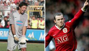 FIFA 07: Gianluigi Buffon (Juventus Turin) und Wayne Rooney (Manchester United) – Gesamtstärke: 92.