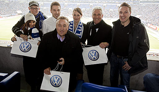 Die Gewinner des Valentinstag-Gewinnspiels von Volkswagen und SPOX in der Arena Auf Schalke