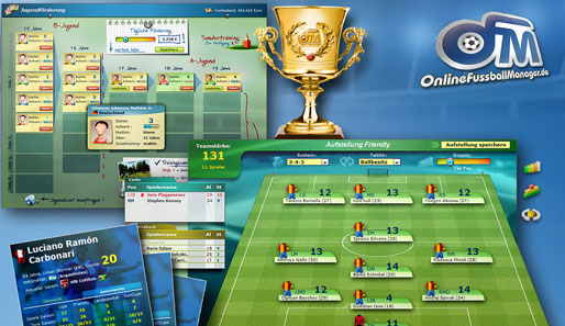 In insgesamt 32 Ligen bzw. Ländern können die User beim OnlineFussballManager auf Titel- und Torejagd gehen.