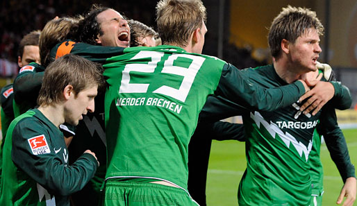 Werder Bremen rettete am vergangenen Wochenende in Mainz in der Schlussminute einen Punkt