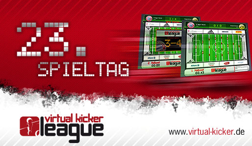 Virtual Kicker League, SPOX.com, 23. Spieltag