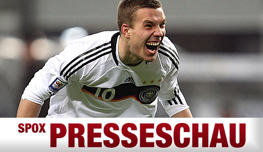 Hat mit 32 Treffern für den DFB jetzt mit Klaus Fischer gleichgezogen: Lukas Podolski