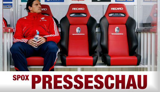Auch beim Spiel gegen Freiburg saß Mario Gomez vorerst nur auf der Bank