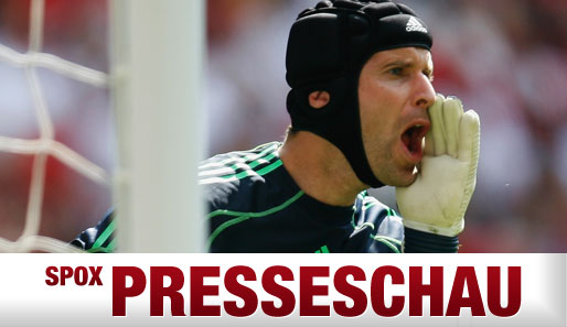 Petr Cech trägt seit seiner schweren Kopfverletzung 2006 einen Helm