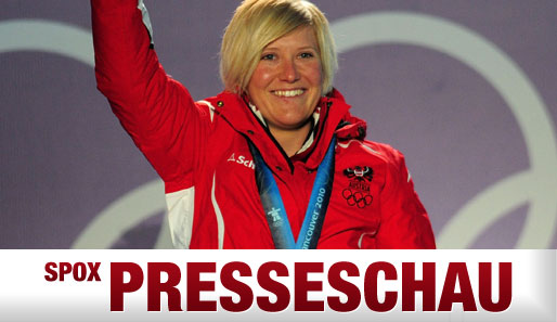 Andrea Fischbacher wird seit Samstag in Österreich "Gold-Fischi" genannt