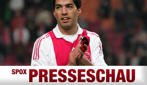 Luis Suarez von Ajax Amsterdam erzielte einen Treffer mehr als Lionel Messi