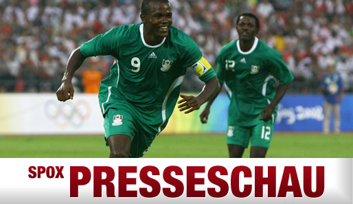 Nigerias Victor Obinna ist der bisher schnellste Spieler der WM
