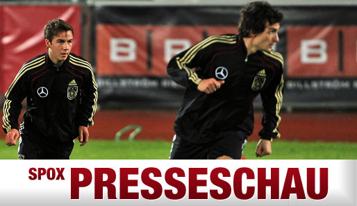 Mario Götze (l.) und Mats Hummels stehen vor dem Debüt in der Nationalmannschaft