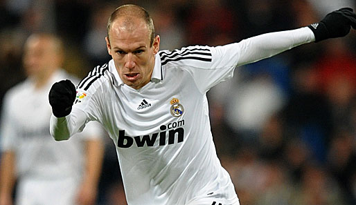 Arjen Robben dreht mit Real Madrid in der Primera Divison derzeit voll auf
