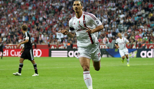 Zlatan Ibrahimovic schoss im Halbfinale gegen den FC Bayern das Tor zum zwischenzeitlichen 1:0