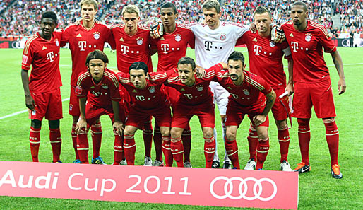 Mit dieser Elf trat der FC Bayern im Audi-Cup-Finale 2011 gegen den FC Barcelona an