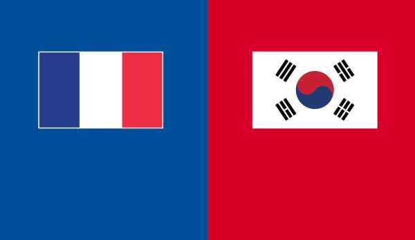 Frankreich - Südkorea am 07.06.