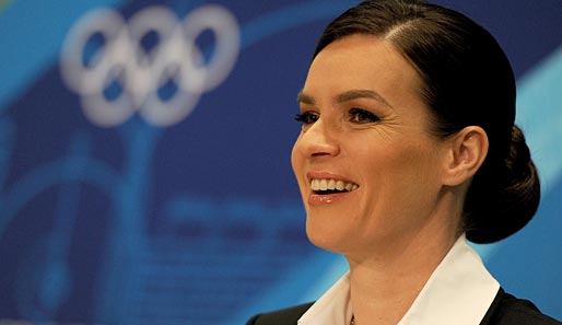 Katarina Witt bekam 1988 den Olympischen Orden des IOC verliehen