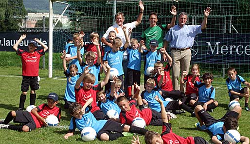An der Laureus Soccer Academy nehmen 60 Jungen und Mädchen aus ganz Österreich teil