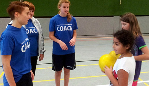 Die "Kicking Girls" sind ein In­te­gra­ti­ons­pro­jekt der Laureus-Stiftung
