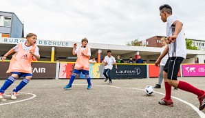 Im Rahmen eines Straßenfußballturniers wurde die Zusammenarbeit mit der Dietmar Hopp Stiftung verkündet