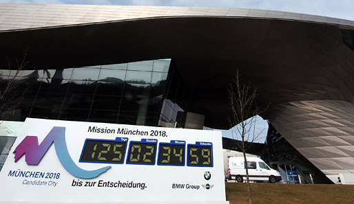 In München werden die Tage gezählt bis zur Vergabe der Olympischen Winterspiele 2018