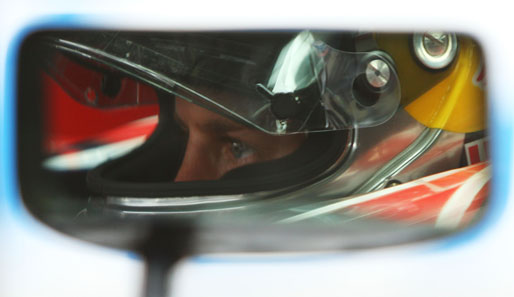 Vettel im Spiegel