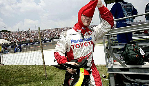 Magere Saison für Ralf Schumacher: Insgesamt fällt er sechs Mal aus - auch hier in Indianapolis. Resultat: WM-Platz 16 und der Abschied von Toyota