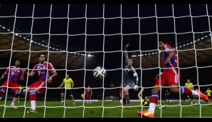 Die Bayern antworteten im DFB-Pokal-Finale 2014: Mats Hummels' Treffer wurde nicht gegeben - zu Unrecht