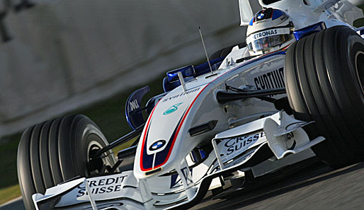 Auch Nick Heidfeld stieg in Barcelona wieder in den BMW-Sauber-Boliden