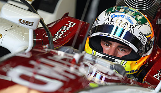 Adrian Sutil testet für das Team Force India - es war kürzlich aus dem Spyker-Rennstall hervorgegangen