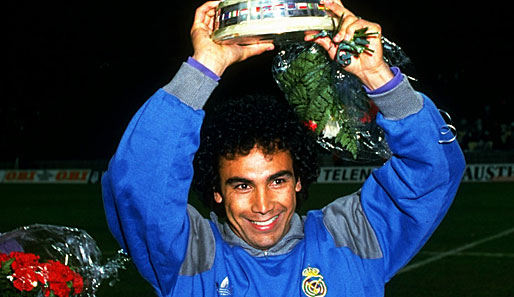 Hugo Sanchez erzielte in 207 Ligaspielen 164 Tore für Real. In der Saison 1989/90 ließ es der Mexikaner gleich 38 Mal klingeln