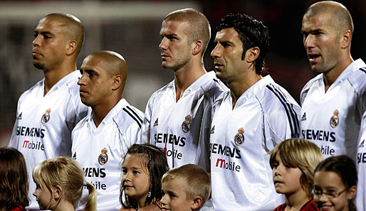 Bei Real Madrid spielten stets die Besten. Auch diese Fab Five - und alle auf einmal!