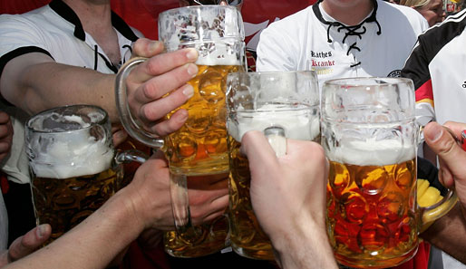 MERKMAL: Die Mass Bier - eine angemessene Belohnung für den Sieg