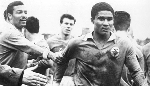 LEGENDE: Der Toschützenkönig der WM 1966: Der geborene Mosambikaner Eusebio wurde in seiner Heimat zum Held
