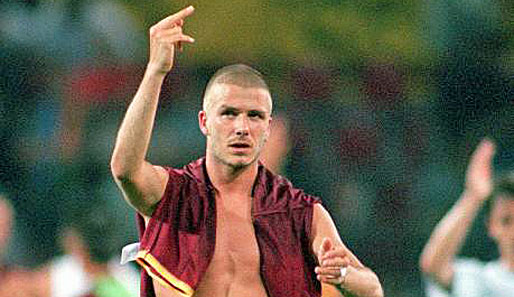 EM 2000: David Beckham verliert nach der 2:3-Niederlage gegen Portugal die Nerven